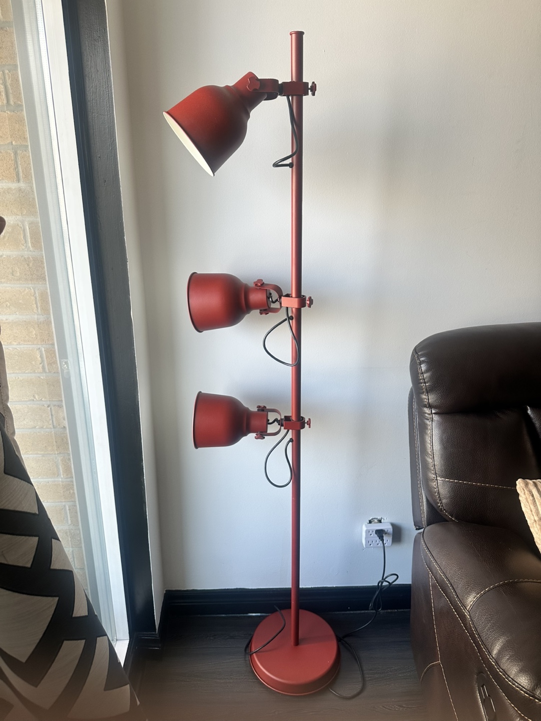 IKEA HEKTAR Floor Lamp - Brown-Red