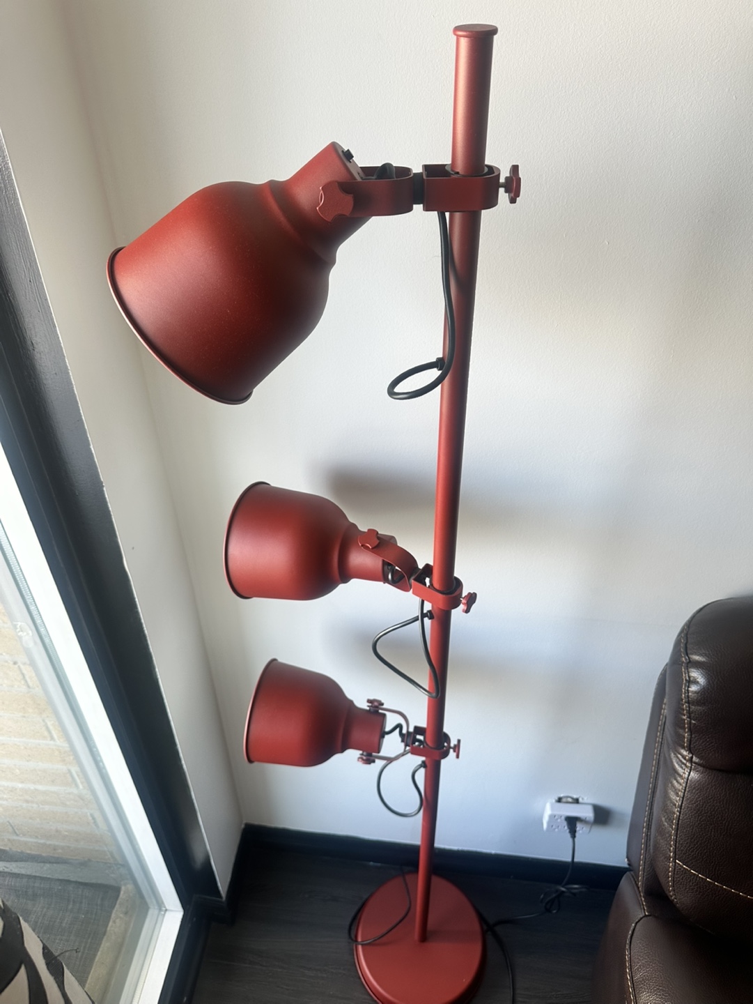 IKEA HEKTAR Floor Lamp - Brown-Red - photo 2