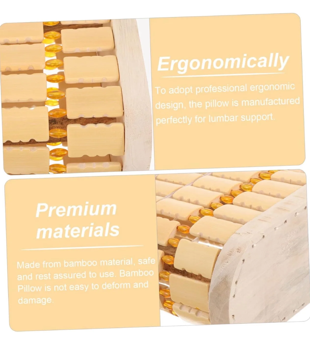 Bamboo Neck and Lumbar Support Pillow image indicator(7)