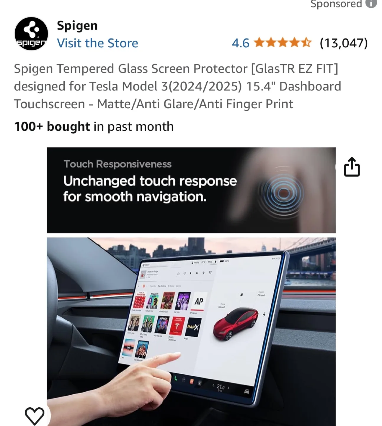 Spigen Tesla glass screen Protector image indicator(6)