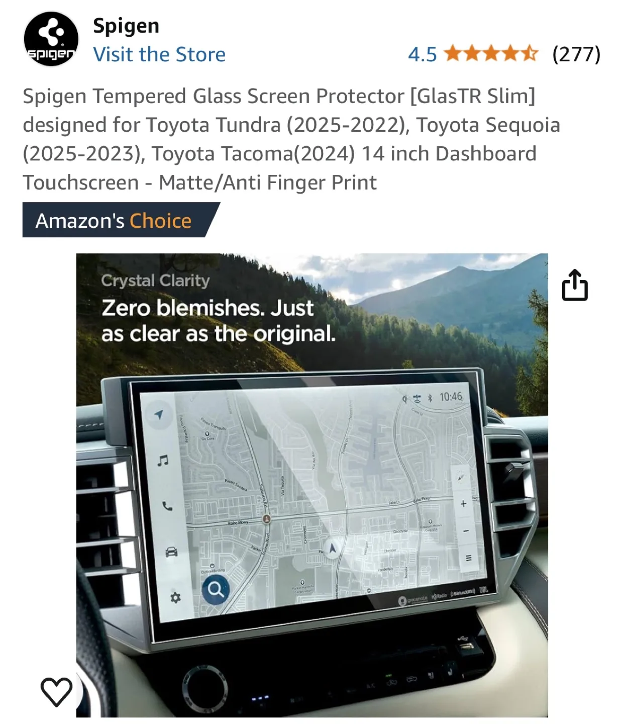 Tempered Glass screen Protector 14 inch Toyota image indicator(6)