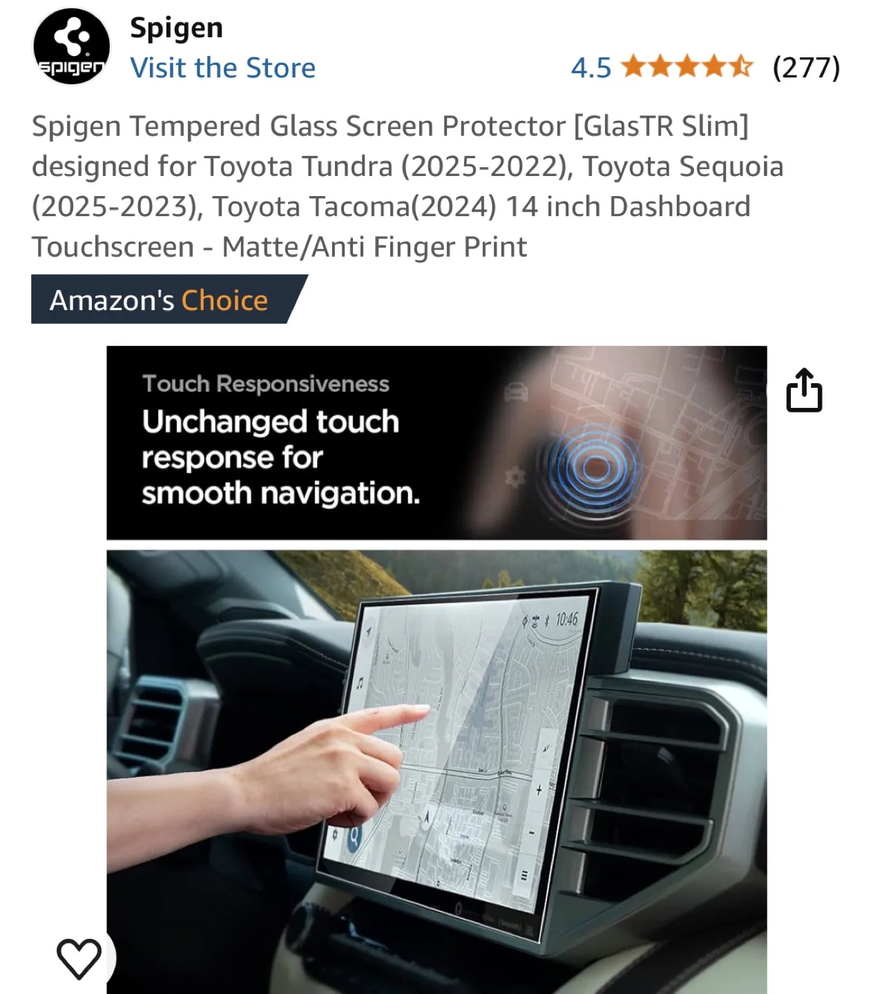 Tempered Glass screen Protector 14 inch Toyota image indicator(5)