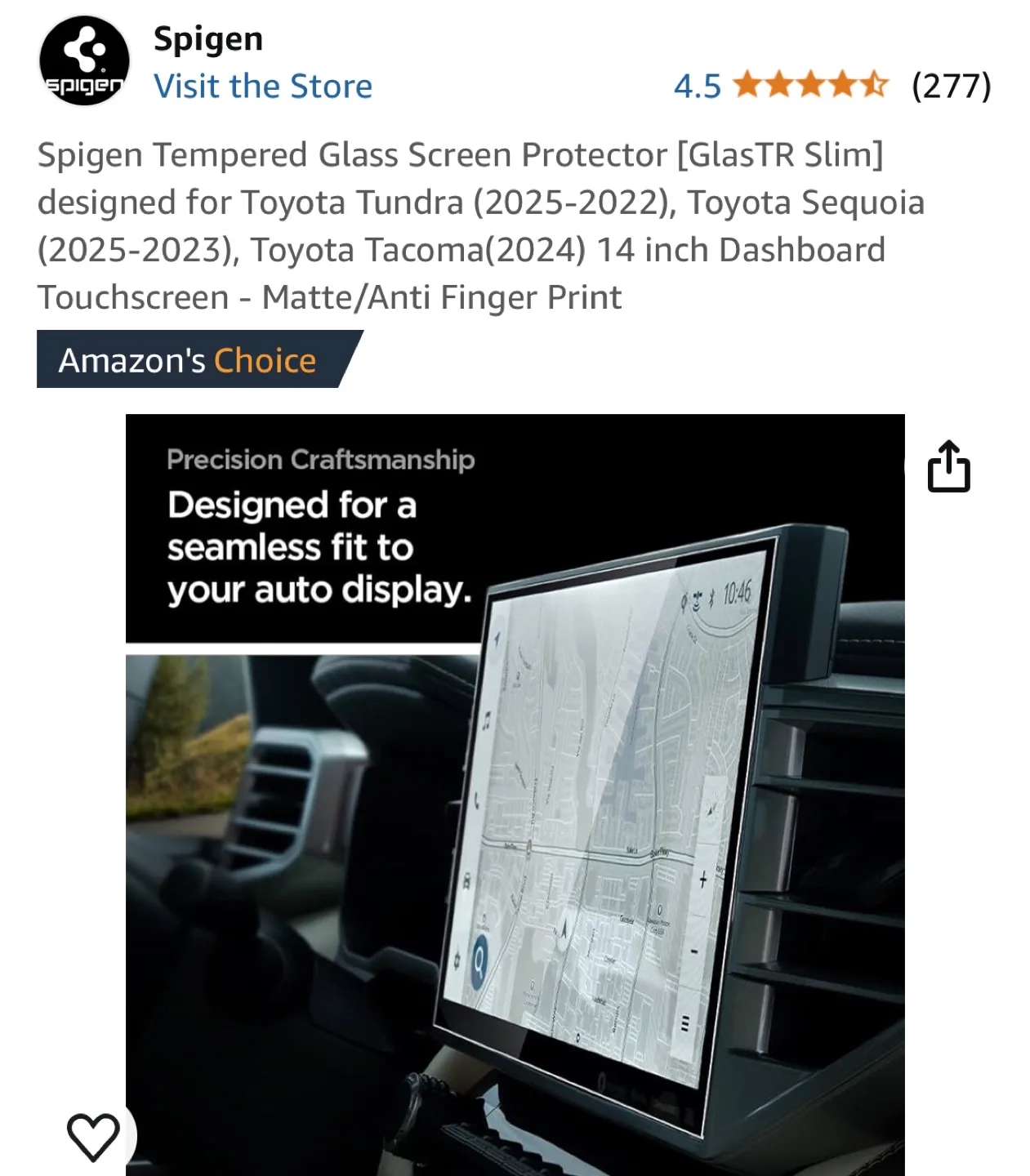 Tempered Glass screen Protector 14 inch Toyota image indicator(4)