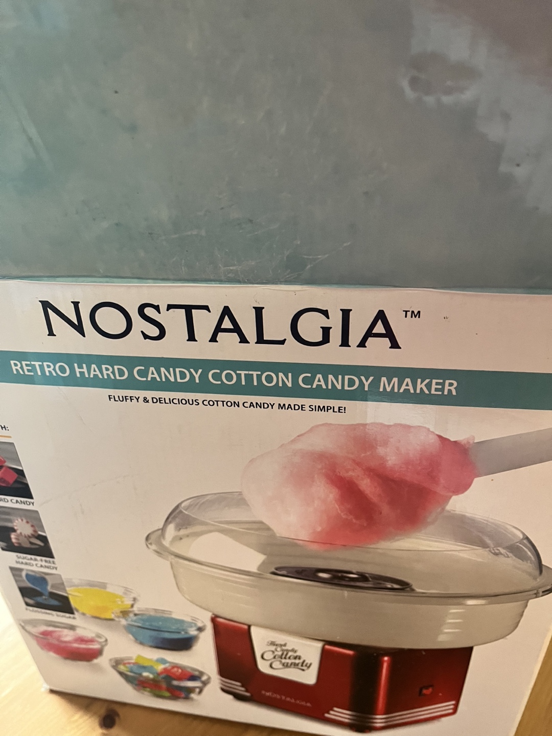 Nostalgia Retro Hard Candy Cotton Candy Maker - photo 4
