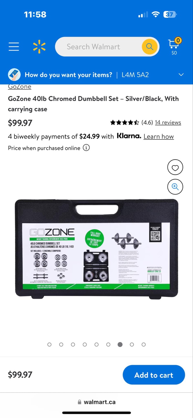 Go Zone 40LB Chromed Dumbell Set BRAND NEW - photo 2