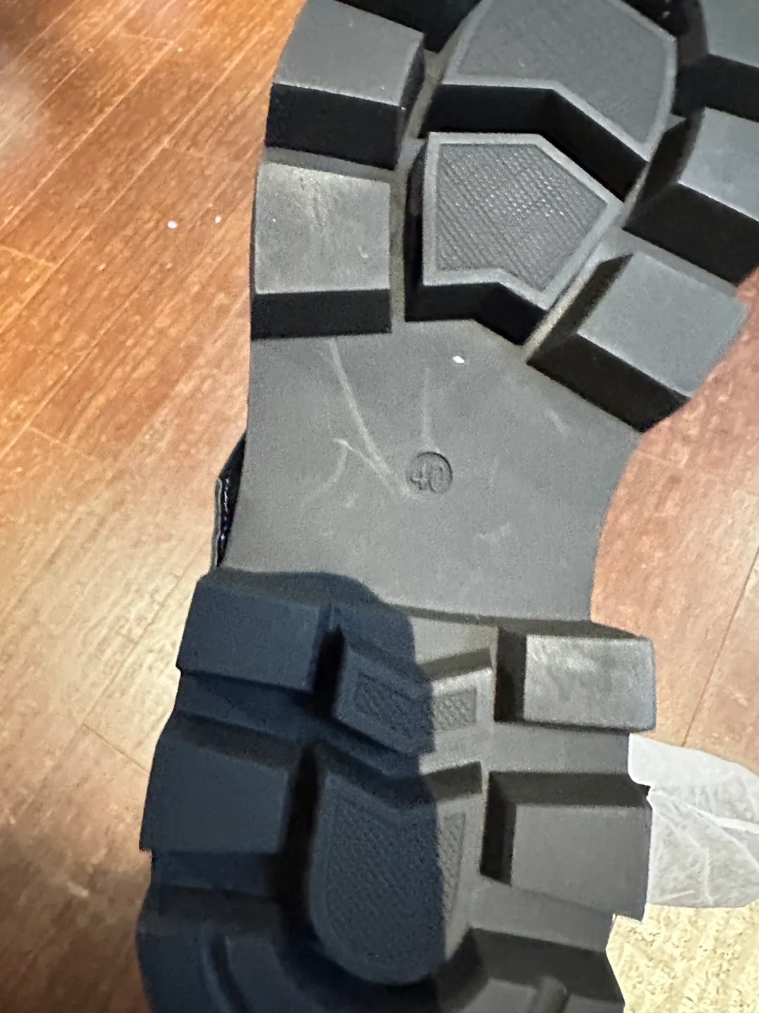 Black Chunky Chain Detail Boots image indicator(9)