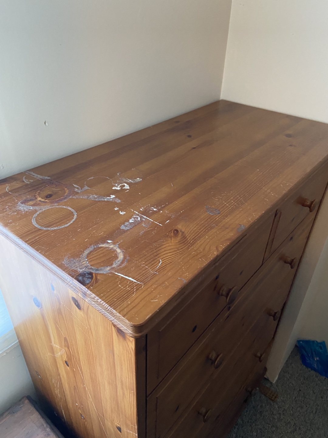 IKEA Tall Wooden Chest of Drawers - photo 3