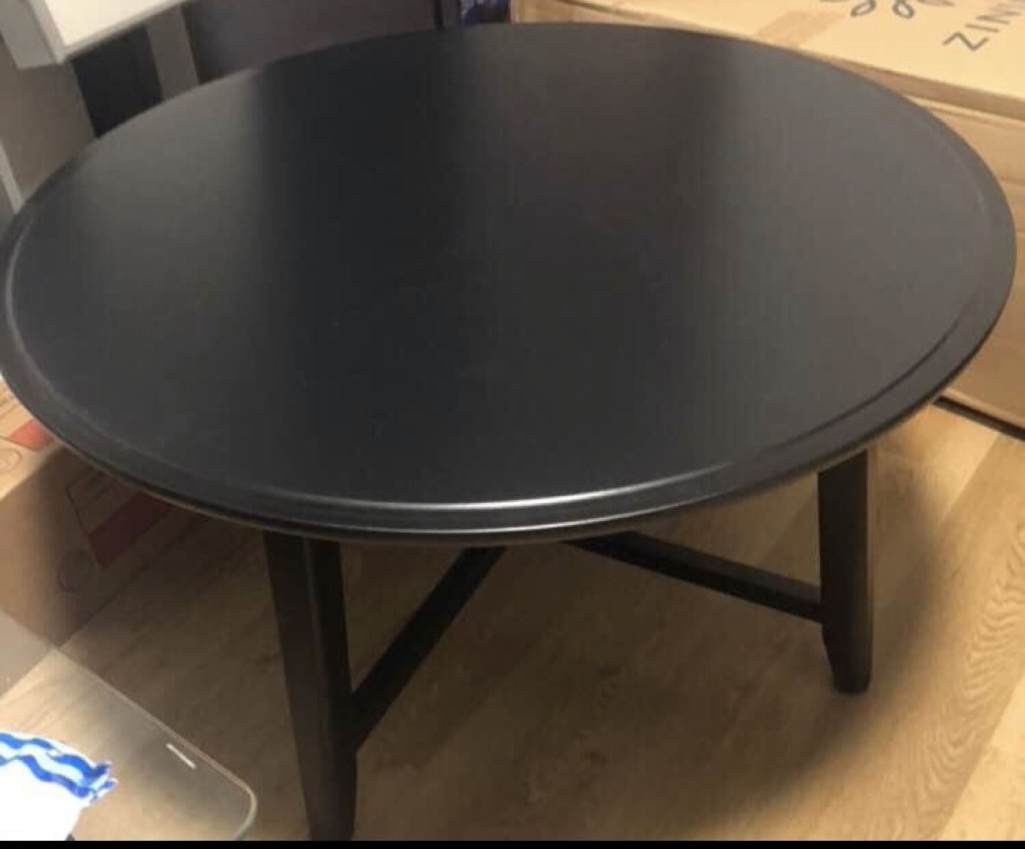 IKEA KRAGSTA Black Coffee Table