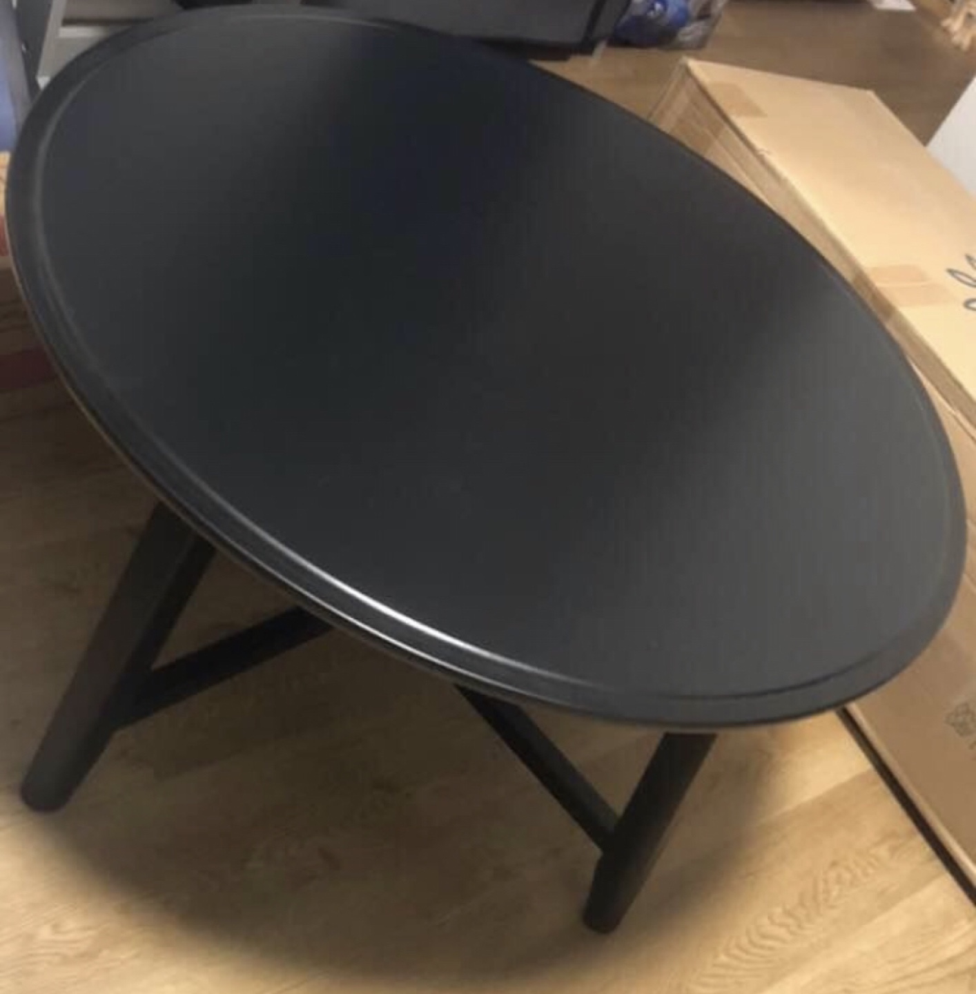 IKEA KRAGSTA Black Coffee Table - photo 2
