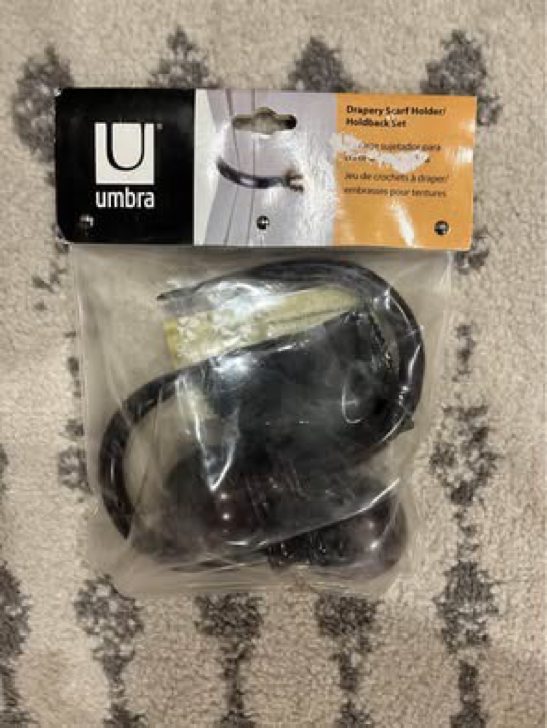 Umbra Drapery Scarf Holders/Holdback Set - photo 3