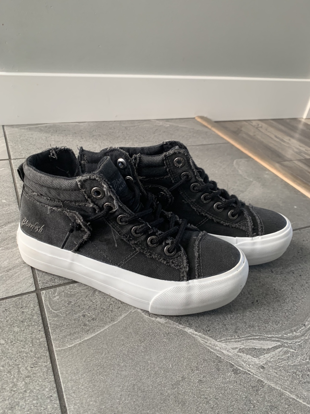 Blowfish Malibu High Top Canvas Sneakers