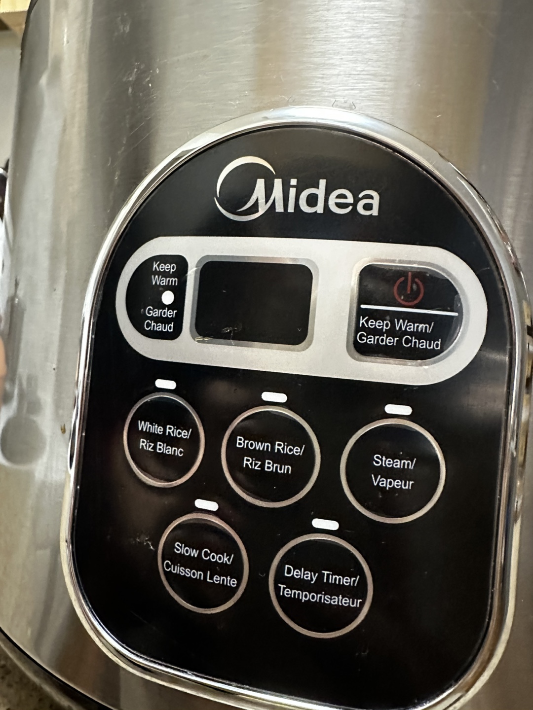 Midea Rice Cooker - Stainless Steel- Used - photo 2