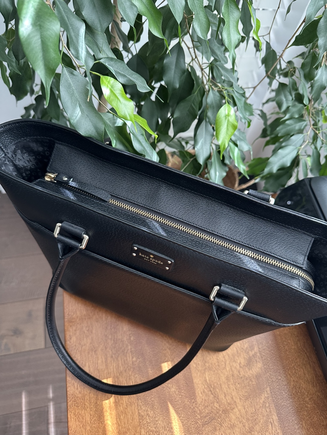 Kate Spade New York Black Leather Tote Bag - photo 3