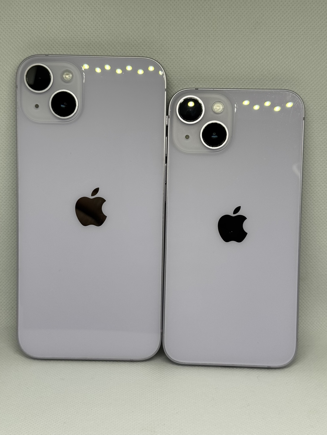 Pair of Purple iPhone 14 Plus and iPhone 14 - photo 5