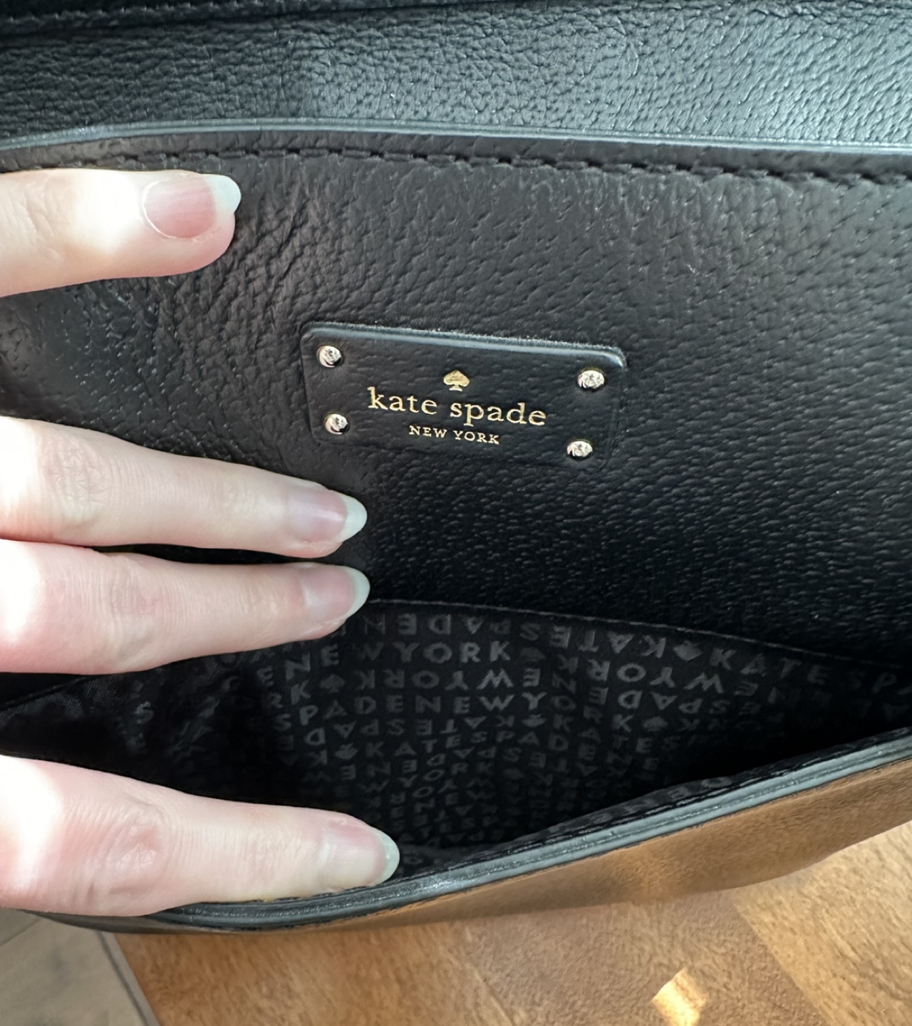 Kate Spade New York Black Leather Tote Bag - photo 5