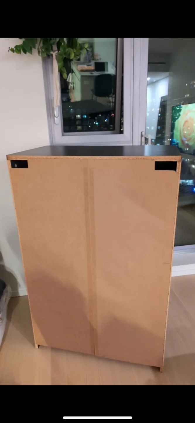 IKEA MALM 6-Drawer Chest - Black-Brown image indicator(4)