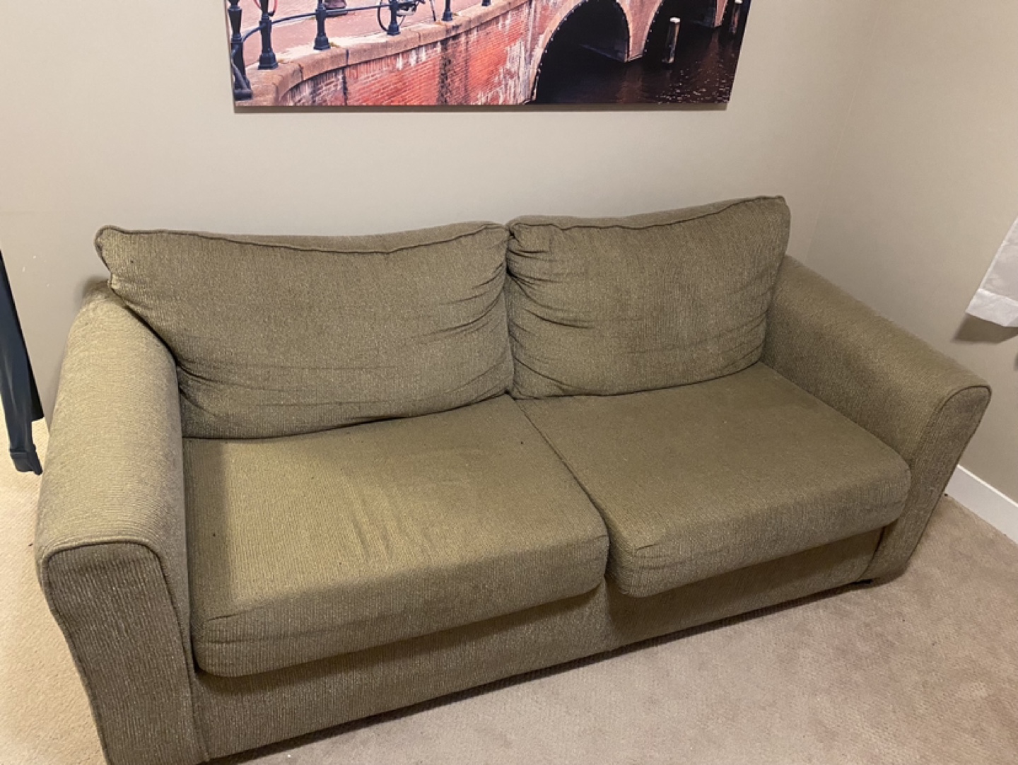 Couch with pull out bed
