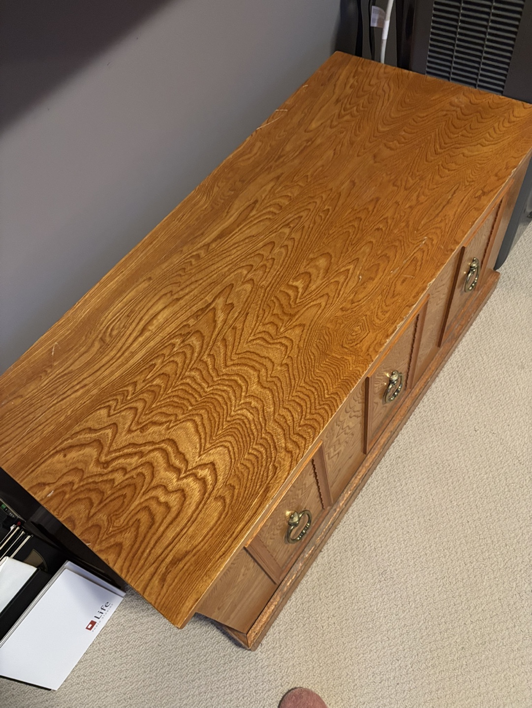 Vintage Wooden Storage Chest - photo 3