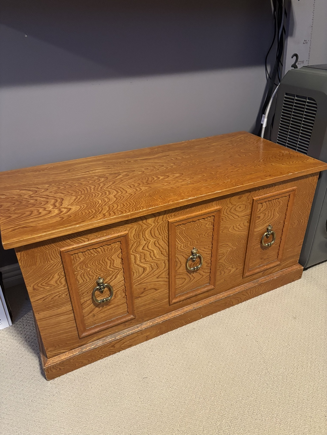 Vintage Wooden Storage Chest