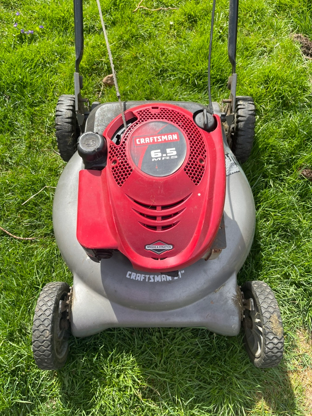 22 Inch Craftsman Walk Behind Lawn Mower Hp Briggs And Stratton