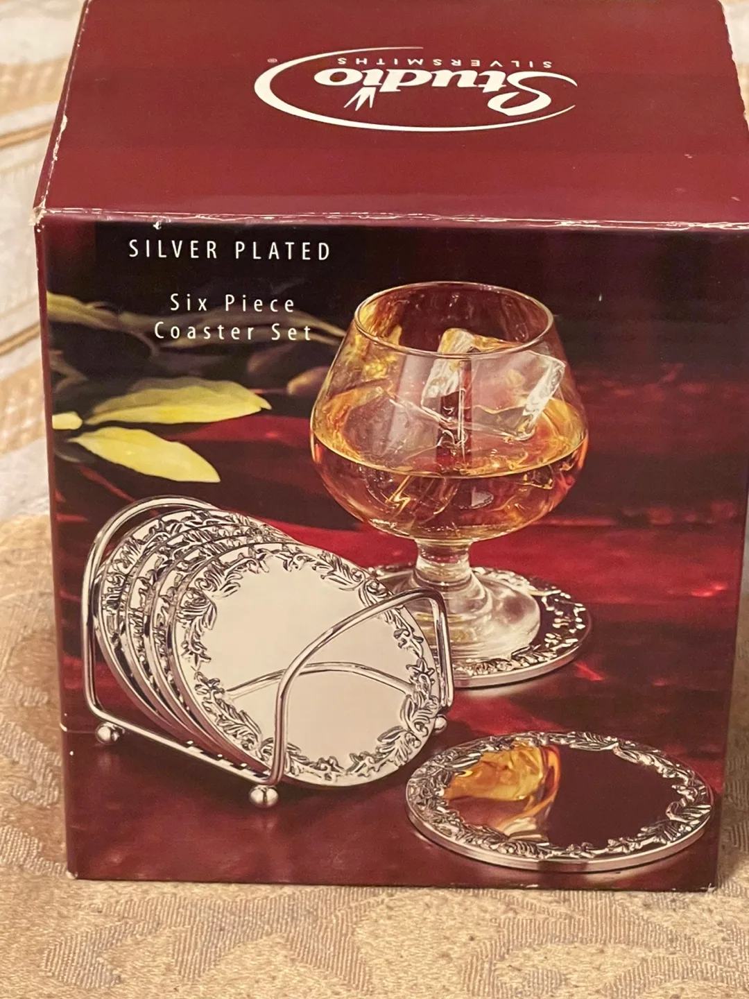 Studio Silver Plated Coaster Set image indicator(2)