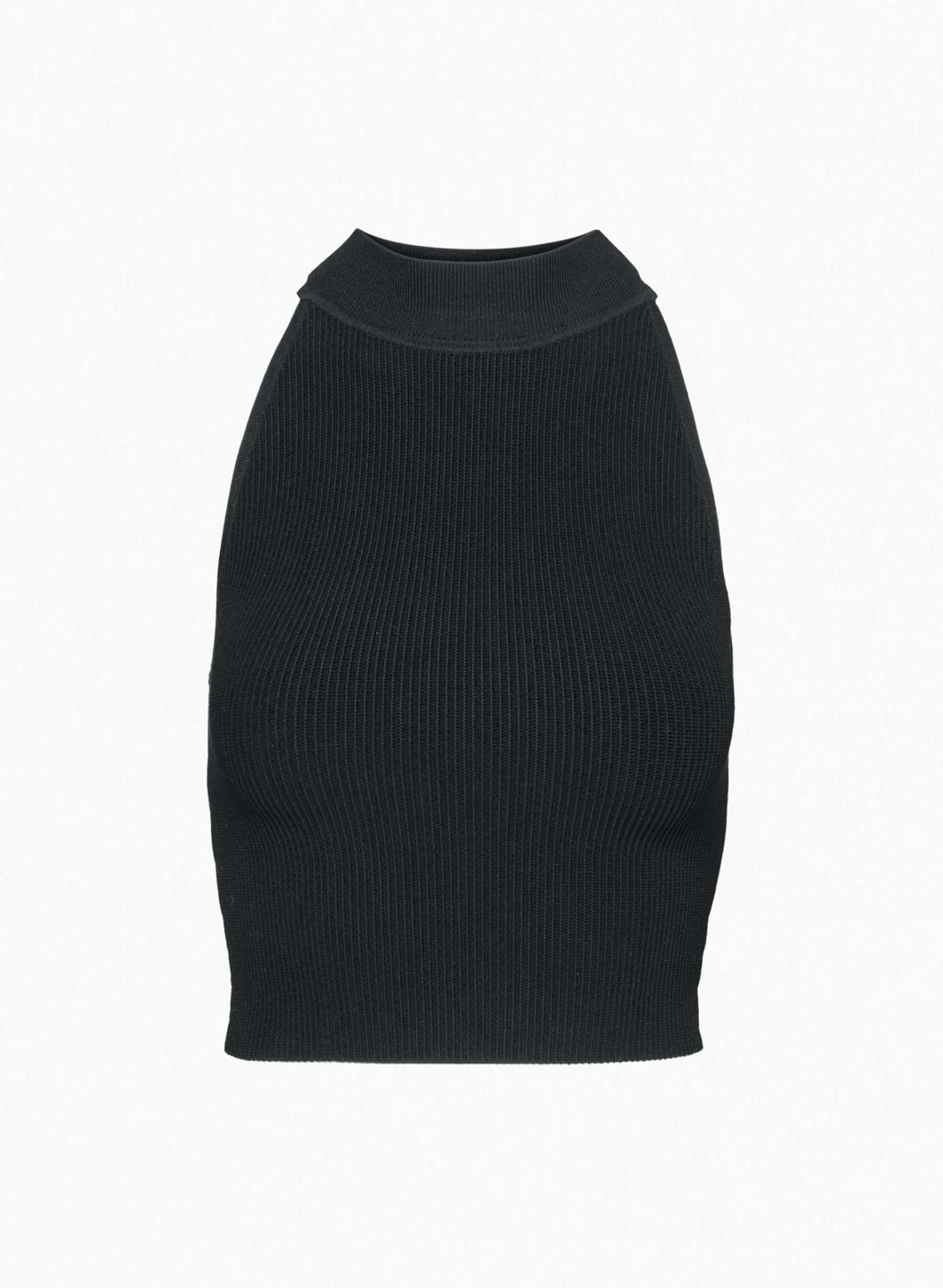 Babaton Sculpt Knit Mockneck Halter Top - photo 2