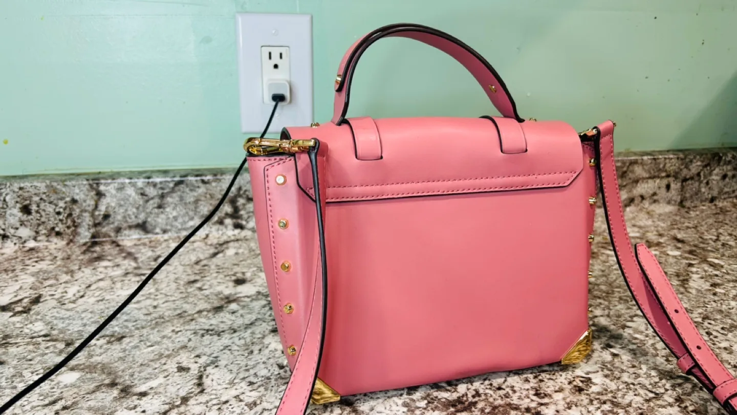 Michael Kors Manhattan MD Satchel, Rose image indicator(3)