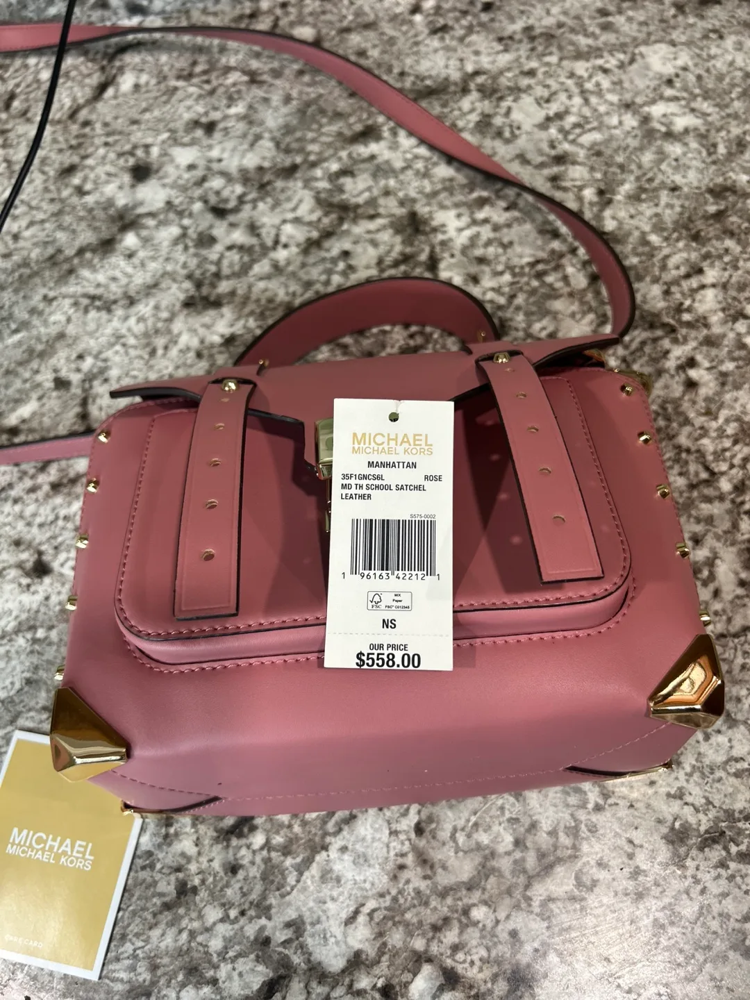 Michael Kors Manhattan MD Satchel, Rose image indicator(2)