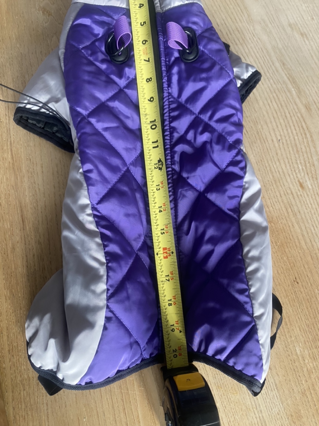 Purple and Grey Dog Coat, Size xl - photo 2