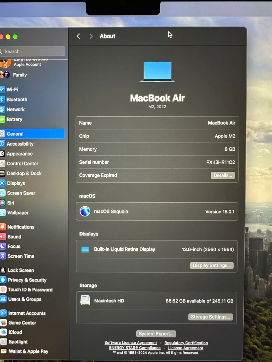 MacBook Air M2 2022 - 8GB RAM - 256GB Storage image indicator(2)