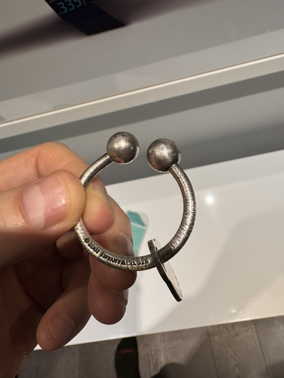Vintage Tiffany Key Ring in Sterling Silver - photo 2