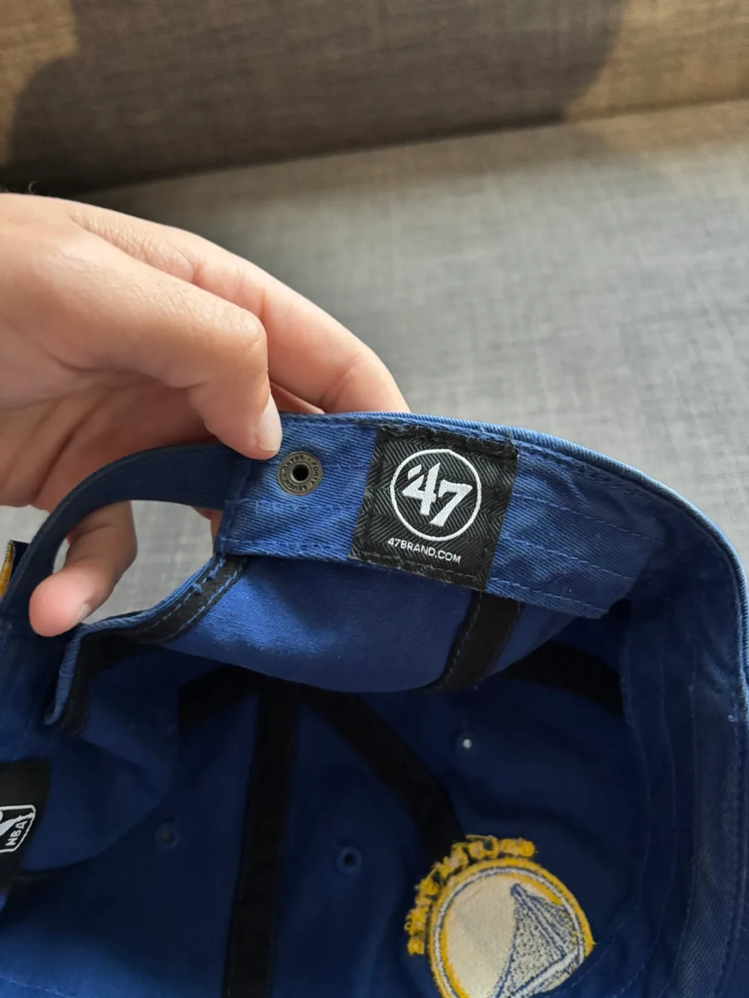 Golden State Warriors 47 Brand Blue Cap image indicator(6)