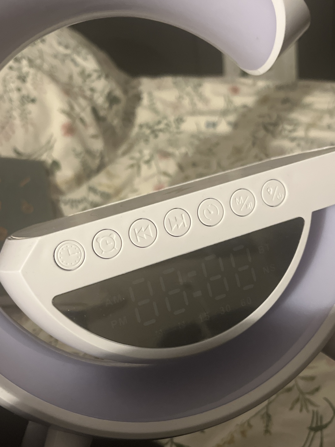 Wireless Charging LED Alarm Clock with Bluetooth Speaker - photo 4