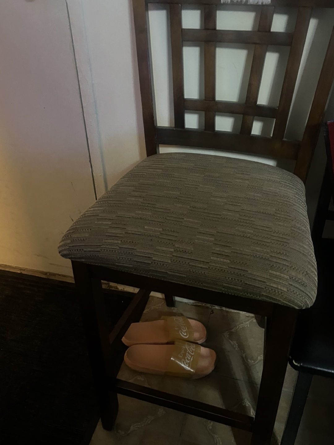 Pair of Brown Wooden for all 40 Counter Height Chairs - photo 2