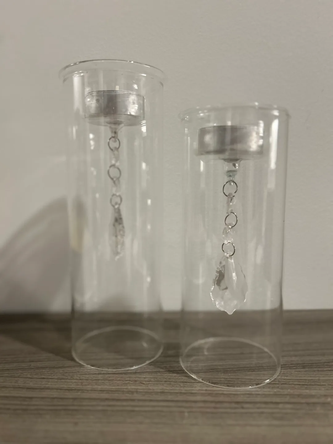 Glass Candle Holders with Crystal Accents image indicator(3)