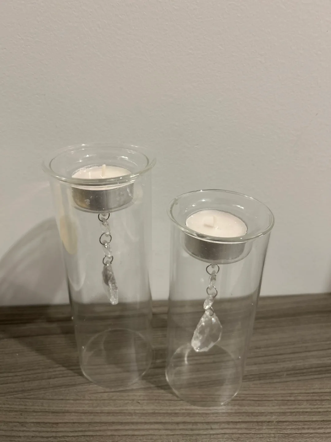 Glass Candle Holders with Crystal Accents image indicator(2)