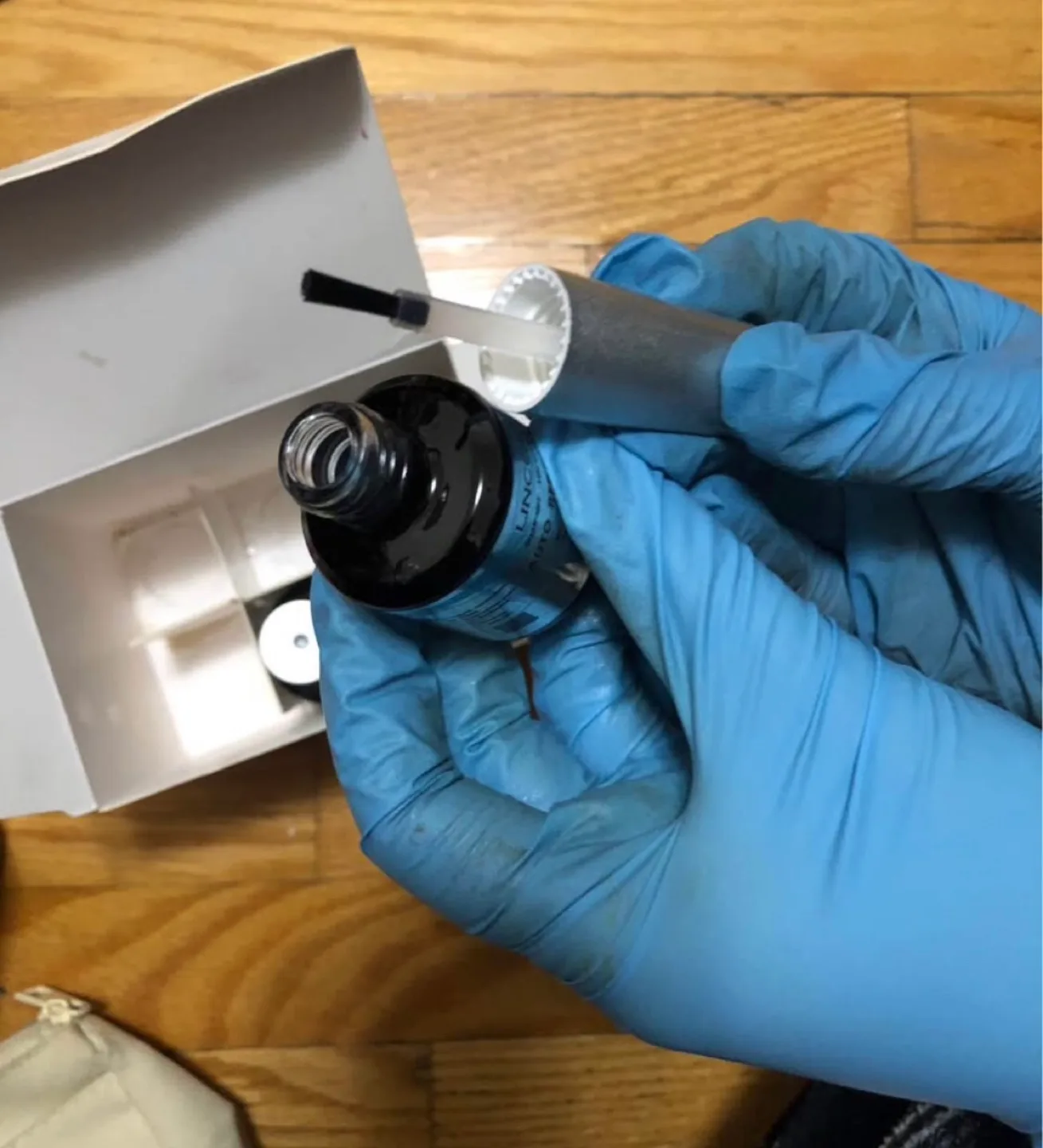 Bulk gel top coat + 4 empty bottles image indicator(3)