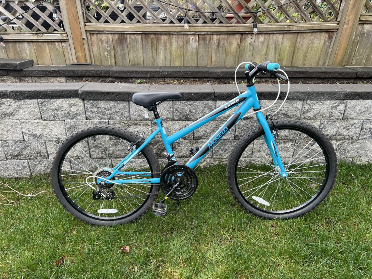 Movelo Algonquin 24-inch Mountain Bike for Girls, 18-Speed