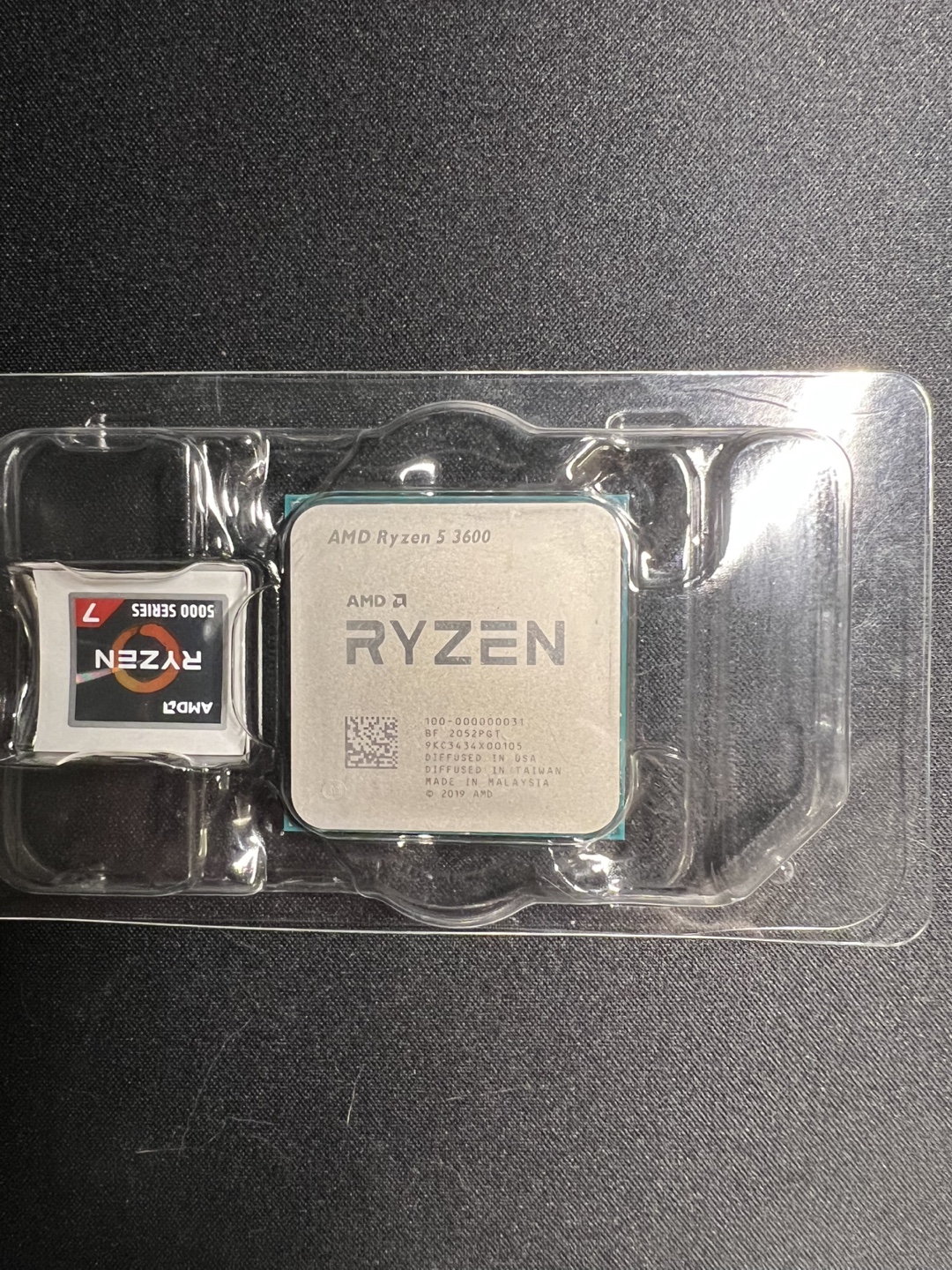 AMD Ryzen 5 3600 CPU with Wraith Stealth Cooler