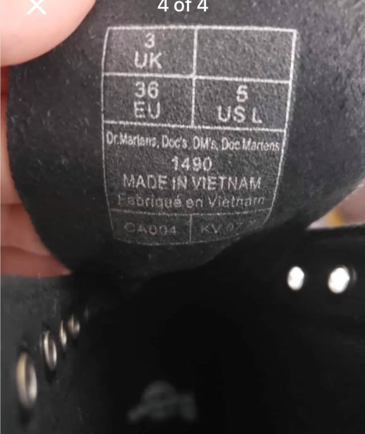 Dr. Martens 1490 Floral Boots - Women's Size 5 US image indicator(2)