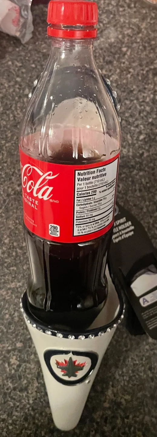 Red Glitter High Heel Shoe Wine bottle holder image indicator(6)