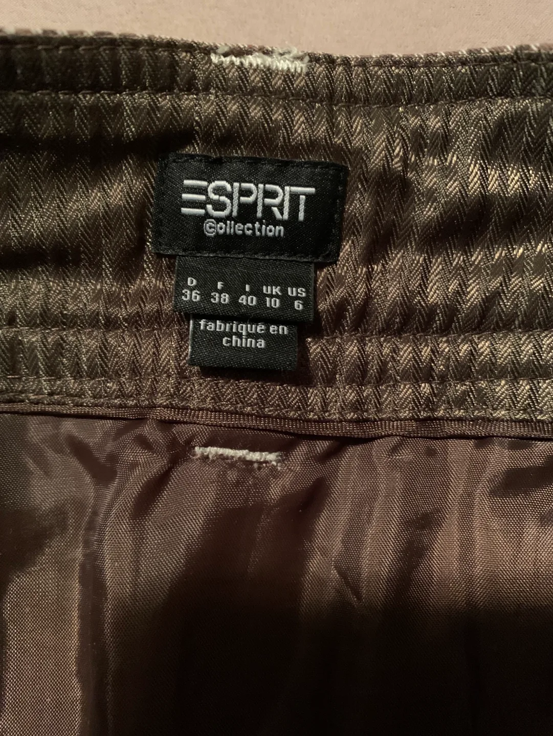 ESPRIT Collection Women's Size 6 Plaid Skirt image indicator(2)
