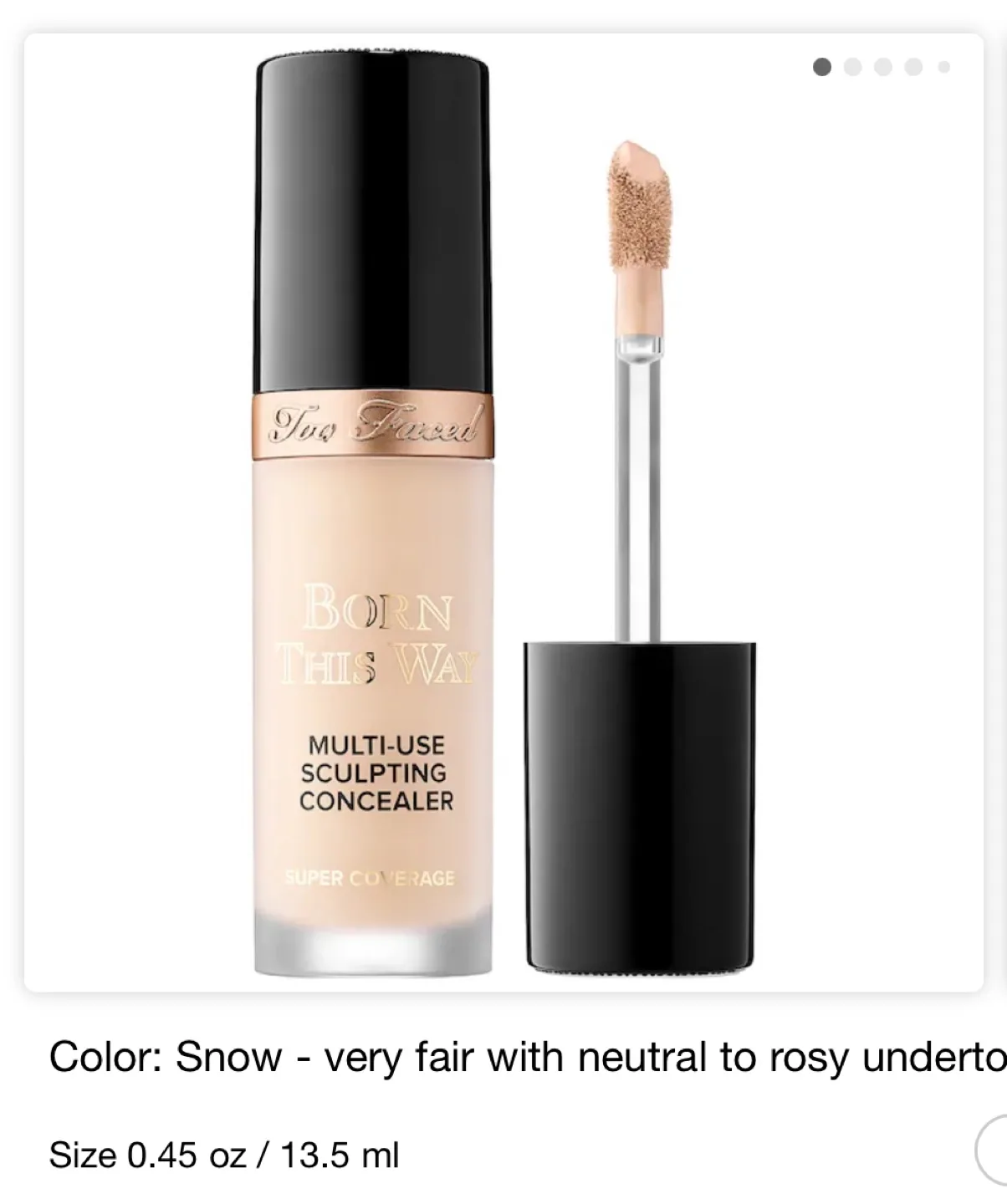 Too Faced Born This Way Multi-Use Sculpting Concealer - Snow thumbnail