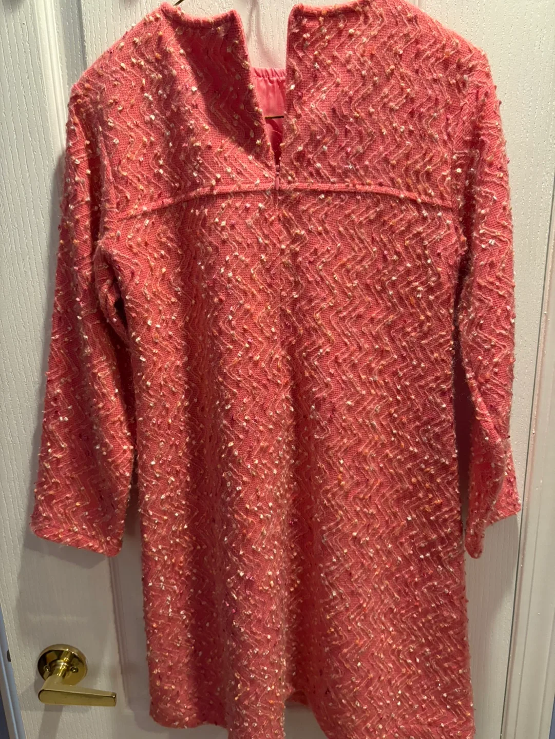 Pink textured mini dress Bonnie Jean New York image indicator(2)