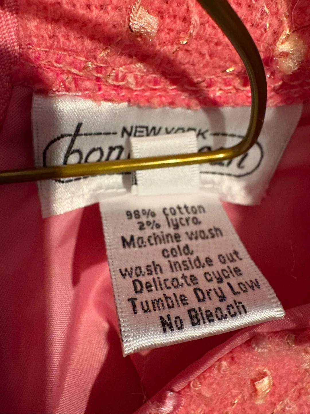 Pink textured mini dress Bonnie Jean New York image indicator(3)