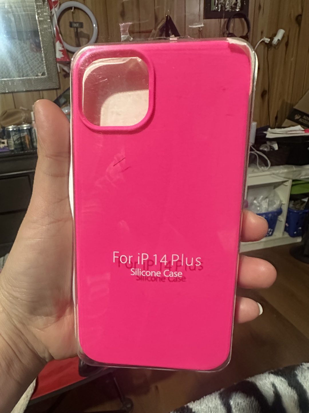 Bright Pink iPhone 14 Plus Silicone Case - photo 2