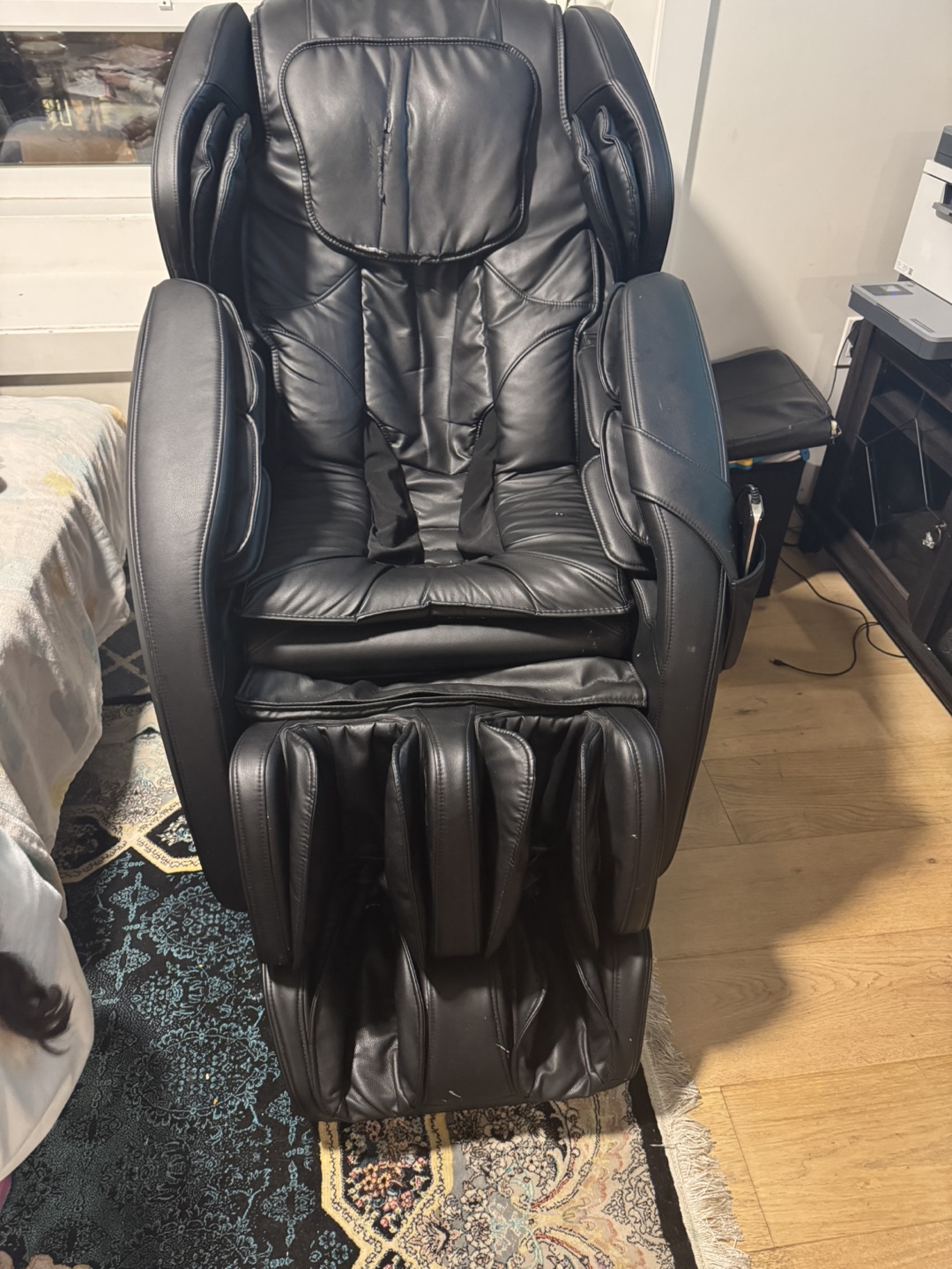 Black Leather Massage Chair