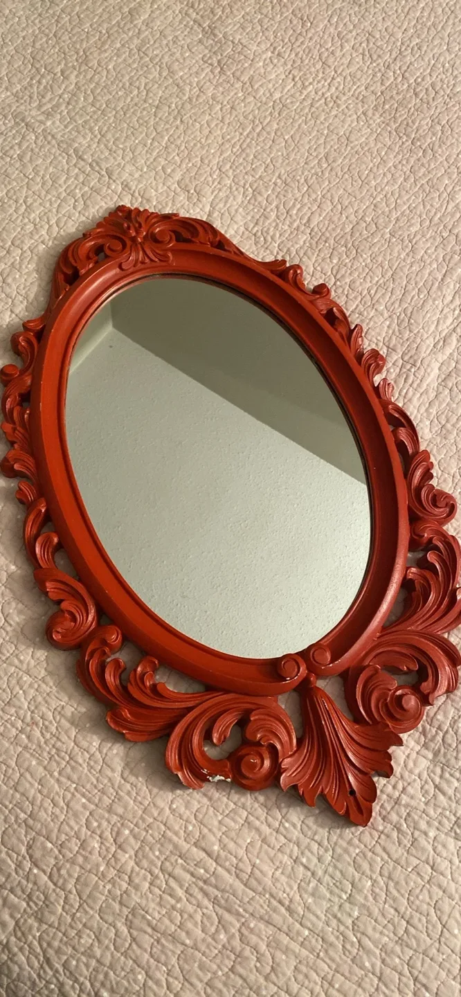 Handmade Antiqued Mirror image indicator(2)