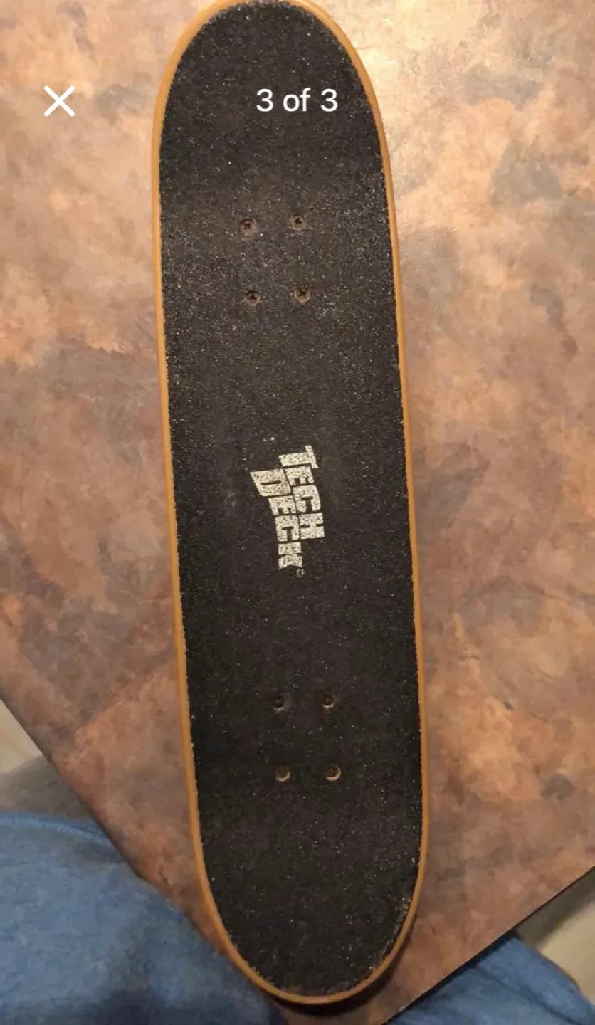 Rare Tech Deck 10 inch Hand Fingerboard. Bob Burnquist the Firm image indicator(2)