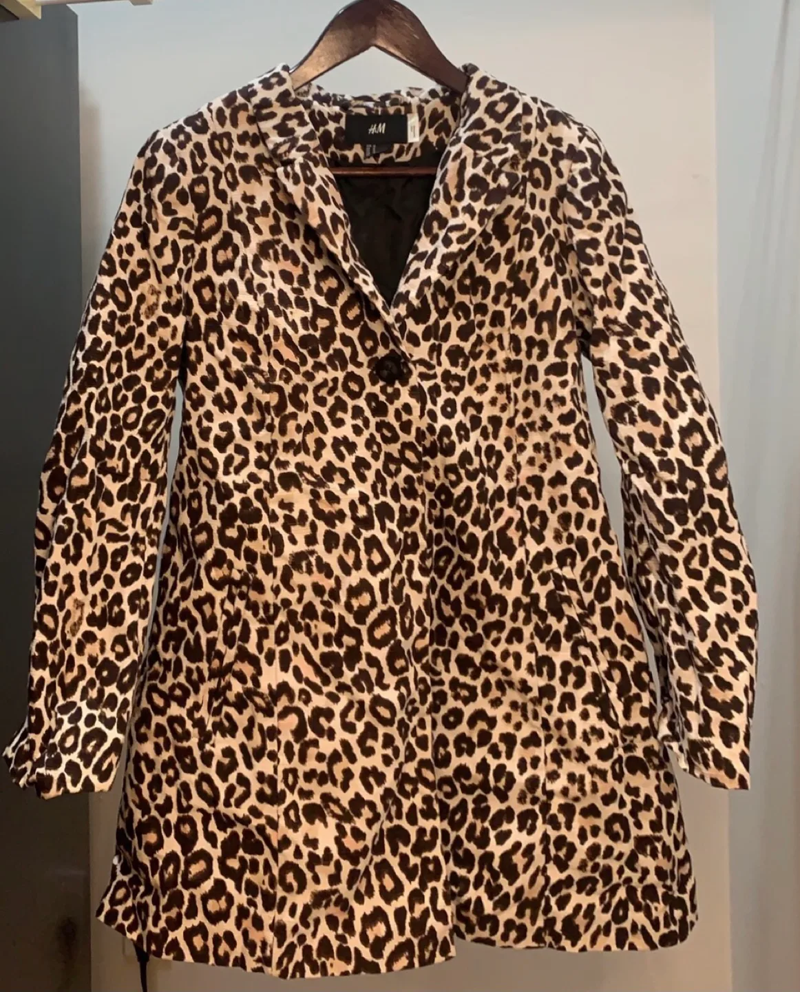 H&M Leopard Print Blazer Jacket thumbnail